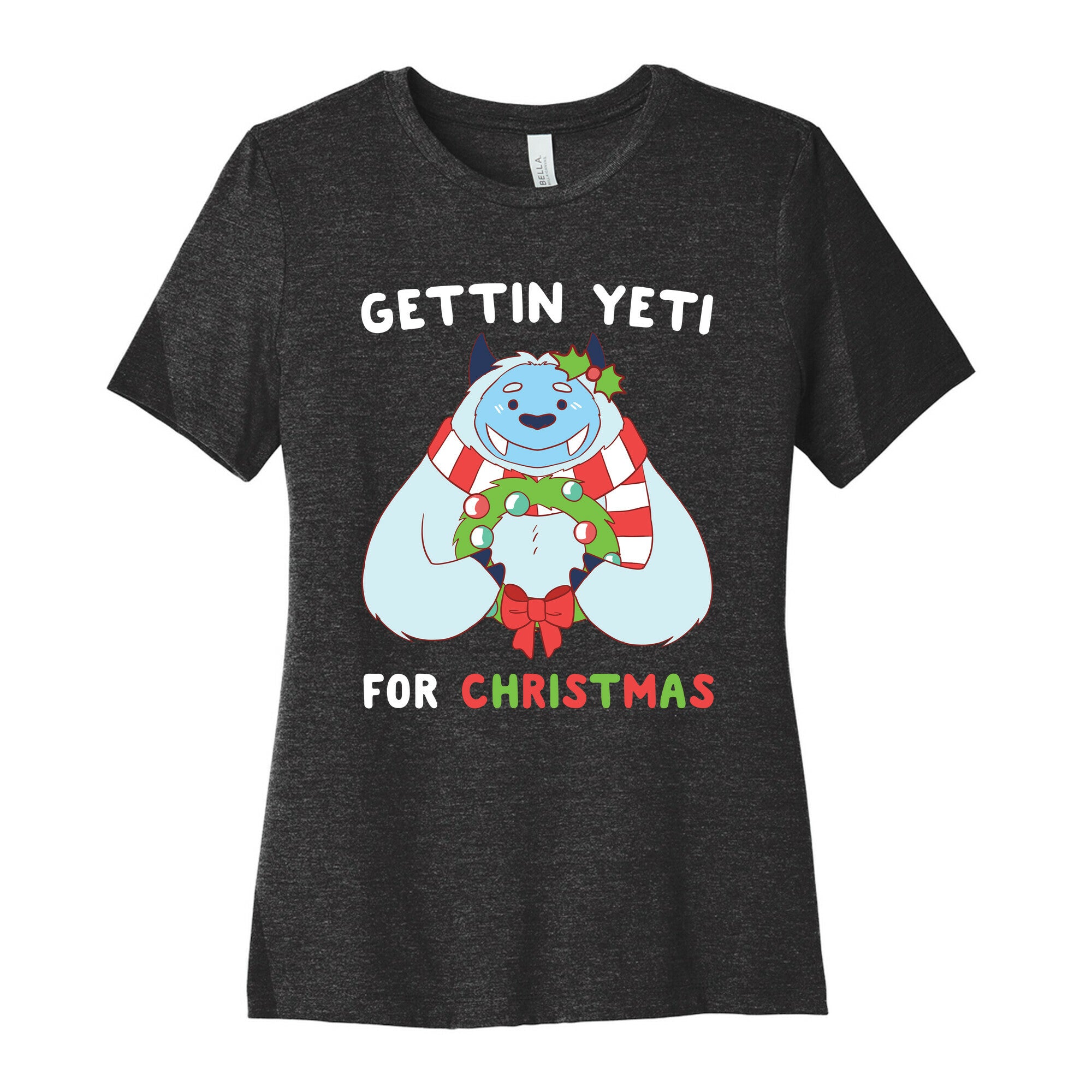 Gettin' Yeti for Christmas  Women's Cotton Tee